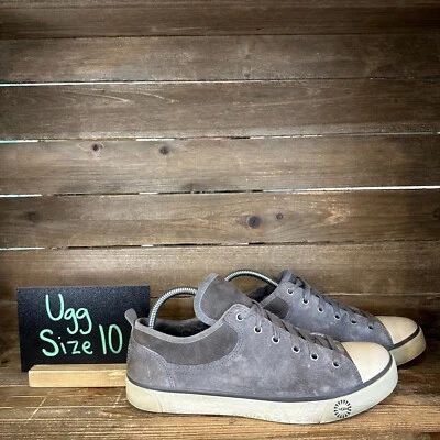 Mujer Ugg Australia Evera Gris Gamuza Informal Cómodo Tenis Zapatos Talla 10 M Foto 1 de 4