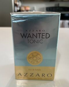 Azzaro Wanted Tonic Eau de Toilette Men 3.4oz EDT Men's Fragrance. New SEALED