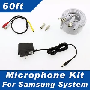 Samsung Surveillance Security System Microphone Kit (Compatible with 4,8,16 Ch) - Picture 1 of 8