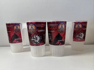 Vintage Buffalo Sabres Stanley Cup 1999 Set of 4 Plastic Cups / Mugs - Picture 1 of 5