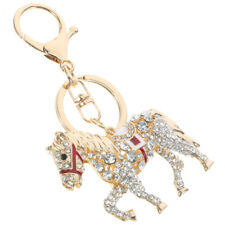  Horse Pendant Key Ring Mens Rhinestones Keychain Keychains Women's Bracelet