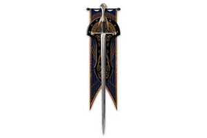 Anduril Sword and Wall Display - The Lord of the Rings - Official - Picture 1 of 1