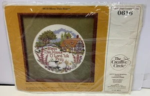 Creative Circle “Bless This House” #0616 Cross Stitch Kit - Picture 1 of 3