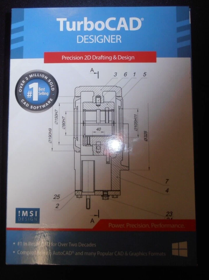 TurboCAD Designer 2021 CAD Design Software -- Download/Product Key Windows - Image 1 of 1