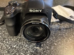 Sony Cyber-Shot DSC-H300 Digital Camera, Black - 20.1MP- With Strap Works - Picture 1 of 9