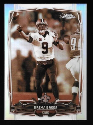 Drew Brees 2014 Topps Chrome Sepia Refractor #46/99 New Orleans Saints SP #17 - Image 1 of 2