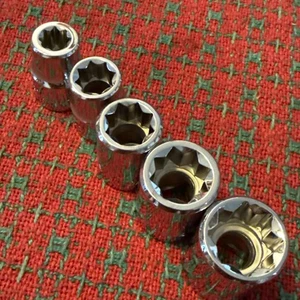 Juego de enchufes vintage Blackhawk Tools 8pt doble cuadrado 🇺🇸 nuevo nuevo en stock como nuevo - Imagen 1 de 13