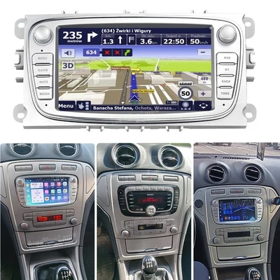 Autoradio Für Ford Mondeo MK4 2008 2011 Android 15.0 Apple Carplay GPS 2G+64GB - Bild 1 von 4