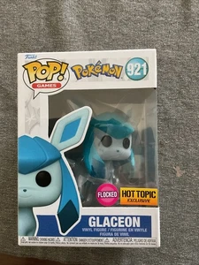 Funko Pop Games Pokemon Glaceon #921 FLOCKED HOT TOPIC EXCLUSIVE - Bild 1 von 6