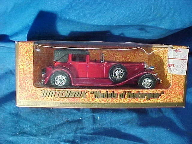 MODELO J DUESENBERG Diecast TOY CAR Modelos Matchbox Años 70 Sin usar, en caja Foto 1 de 1