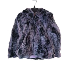 Pre-Owned AMERICAN WIDGEON 3T Purple Mist Faux Fur Lined Hooded Jacket Girl - Picture 1 of 11