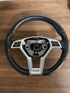 12-18 Mercedes W204 C250 SLK250 C300 AMG Front Left Side Steering Wheel OEM - Picture 1 of 16