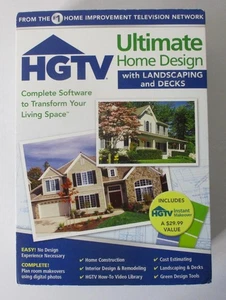 HGTV Ultimate Home Design With Landscaping and Decks; Software Plus Book & Bonus - Picture 1 of 7