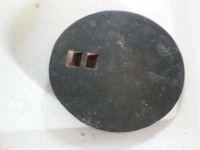 PLACA CUBIERTA TAPA ESTUFA LEÑA/CARBÓN HIERRO FUNDIDO 7" Marcado R.C.-16-3 Foto 1 de 4