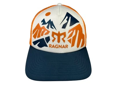 BUFF x RAGNAR Naranja/Azul Malla Correr Camionero SOMBRERO Montaña Béisbol Snapback Foto 1 de 4