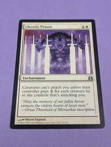 MTG Magic: Commander 2011: Ghostly Prison #14/318 Uncommon - LP - Picture 1 of 2