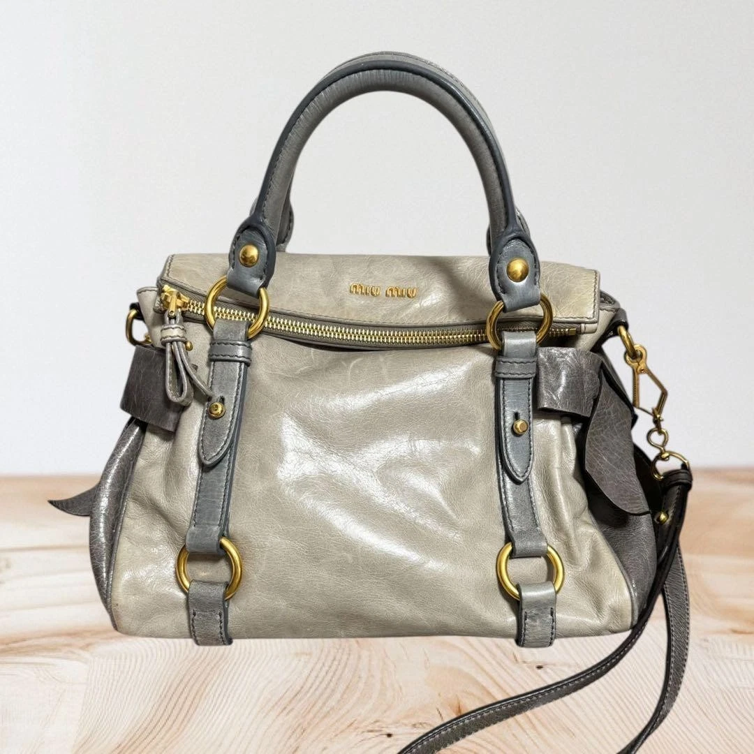 Gray Bags & Miu Miu Handbags for Women for sale | eBay