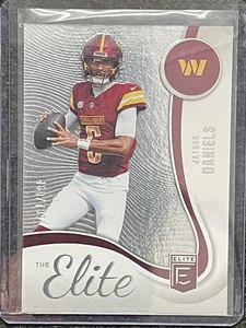 2025 Donruss Elite #5 Jayden Daniels The Elite #/799 Washington Commanders SN - Bild 1 von 2
