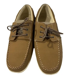 Scarpa da barca Deer Stags uomo Mitch regolabile marrone chiaro memory foam stringata 14W - Foto 1 di 11