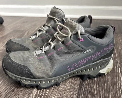 Zapatos de senderismo La Sportiva Goretex Spire GTX gris púrpura para mujer EE. UU. 8,5 / EUR 40 Foto 1 de 4