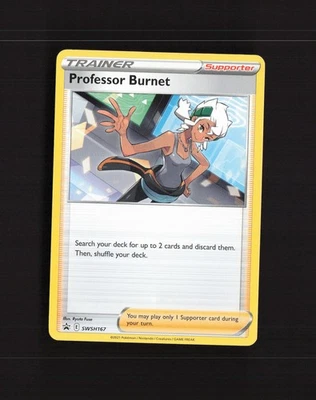 Professor Burnet SWSH167 Sword & Shield Black Star Promo Pokemon Card LP - Image 1 of 4