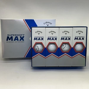 Callaway Supersoft Max Golfbälle 12x Pack Box weiß Max Distance - Bild 1 von 5
