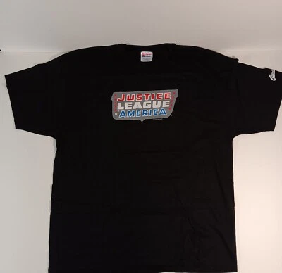 Camiseta Negra Graphitti Justice League Of America DC Comics 2000 De Colección - XL - ¡Bonita! Foto 1 de 4