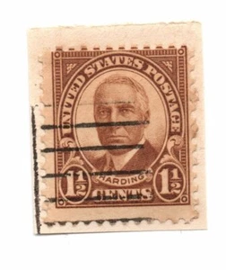 Estampilla usada Scott# 684 1/2c WARREN HARDING en papel (a1) - Imagen 1 de 1