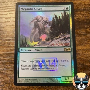 Magic The Gathering Magic The Gathering - Megantic Sliver - Lámina/NM/LP - 185/249 - Promoción de prelanzamiento - Imagen 1 de 3