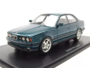 BMW M5 E34 1994 verde scuro modello auto metallizzato 1:43 modelli in scala neo - Foto 1 di 9