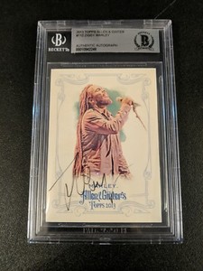 Ziggy Marley Signed Allen And Ginter Card 112 Son Of Bob Marley Beckett BAS 