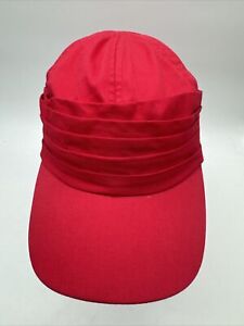 Women’s TRIXIE RED Layered Above The Bill Rare Baseball Hat Cap EUC