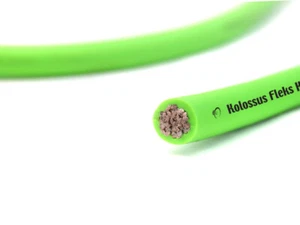 KnuKonceptz Kolossus 4 Gauge Green Battery Ground Wire Tinned Copper Cable 6M - Picture 1 of 1