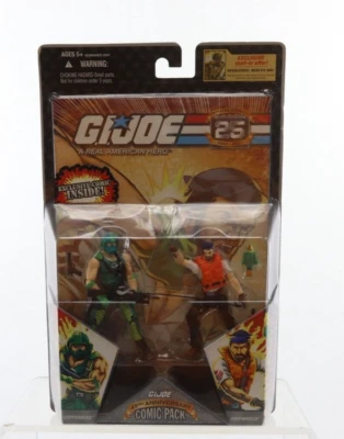 Hasbro G.I Joe 25 Aniversario Paquete de Cómics Figuras Cabeza de Cobre y Naufragio Nuevo en Paquete Foto 1 de 4