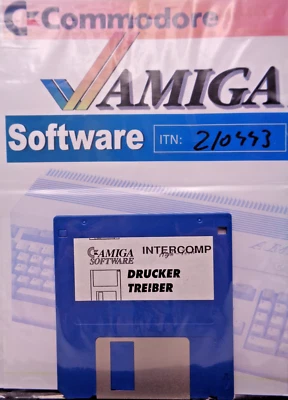 COMMODORE AMIGA -- DRUCKER TREIBER (INTERCOMP) - Bild 1 von 2