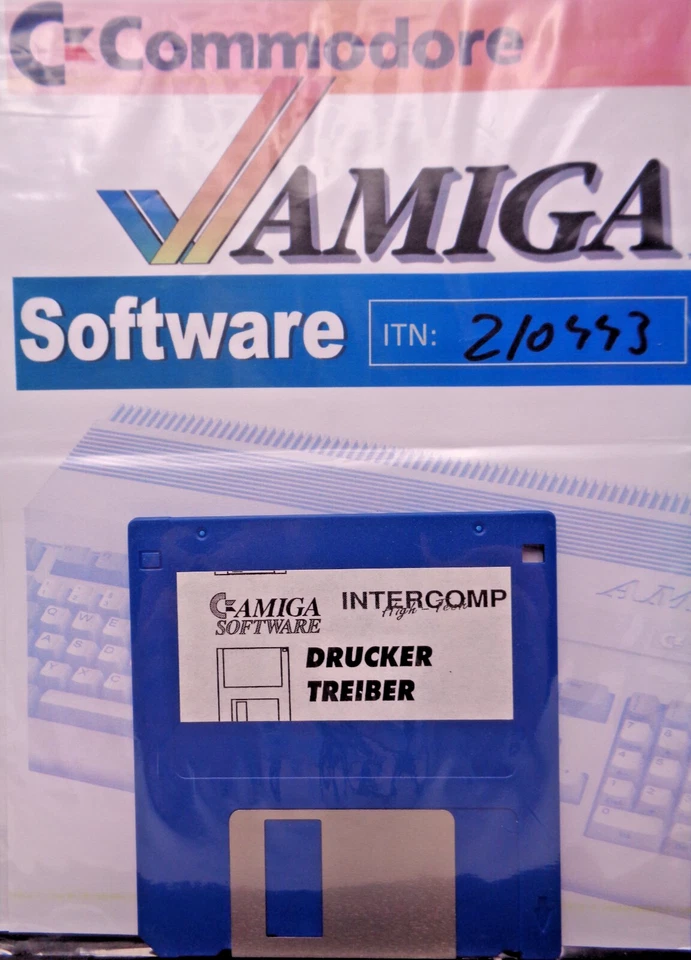COMMODORE AMIGA -- DRUCKER TREIBER (INTERCOMP) - Bild 1 von 2