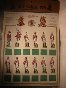 soldato di carta SOLDAT CARTON 5 STORICHE EUROPA - Picture 1 of 2