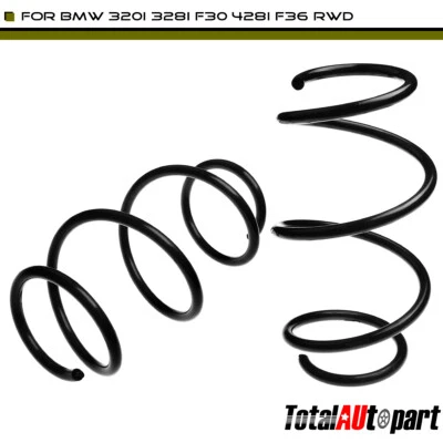 2x Muelles helicoidales delanteros para BMW F30 F36 320i 328i 428i con suspensión M Sport tracción trasera Foto 1 de 4