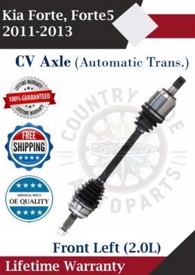 Eixo dianteiro esquerdo CV para 2011-2013 Kia Forte/Forte5 automático Trans. Fora de estoque - Imagem 1 de 4