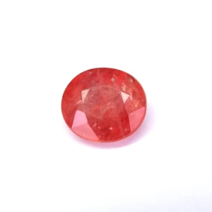 SHOLA Real 3,22 Ct Naranja Natural Padparadscha Zafiro Calentado de Tanzania - Imagen 1 de 4