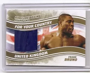 2011 Ringside Boxing Round Two Frank Bruno For Your Country Gold Trunks Card /10 - Picture 1 of 2