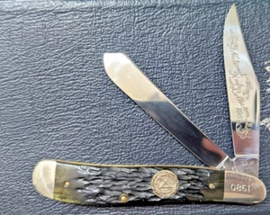 1985 NKCA Case XX Trapper with Battle Axe Shield, Nat'l Knife Collector's #0861 - Picture 1 of 7