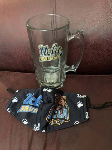 Mega Tanker UCLA NCAA BRUINS pint glass  Beer Stein Cover