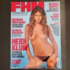 ♡ FHM 12/2001, Heidi Klum, Erotik, Männermagazin, Zeitschrift, Top ♡