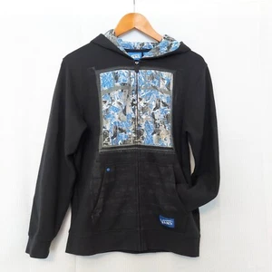 Vans schwarzer Hoodie Sweatshirt applizierte Grafik Jungen XL Full Zip Skater - Bild 1 von 9