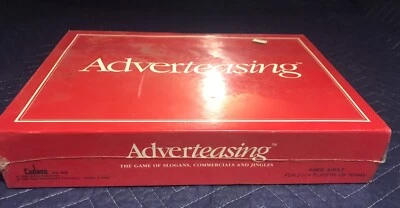 Vintage 1988 Adverteasing Board Game ~The Game Of Slogans, Commercials & Jingles - Image 1 of 4