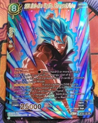 SSB Kaio-Ken Vegito, Strongest Union 	BT25-122	SR Dragon Ball Super Card Masters - Image 1 of 4