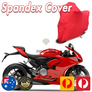 Spandex Motorcycle Cover Protector For DUCATI Motor Bike Softline RED XL - Picture 1 of 2