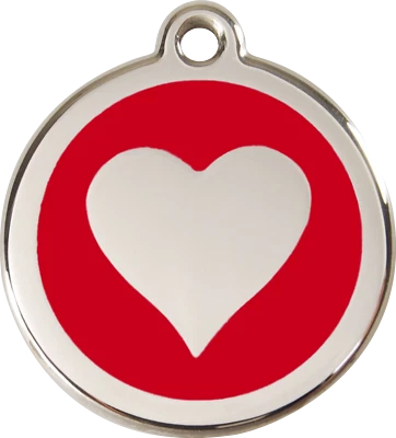 Stainless Steel Red Dingo ID Dog Tag Black Purple Blue Green Yellow Red Pink - Image 1 of 4