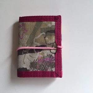 Stussy Tri-fold Canvas Coin Case Pouch Wallet - Picture 1 of 7